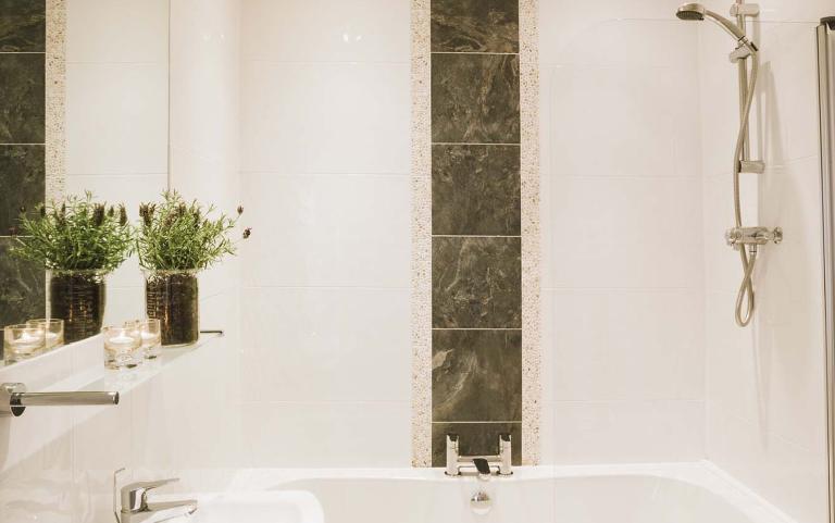 Bathroom area of a Holiday Home