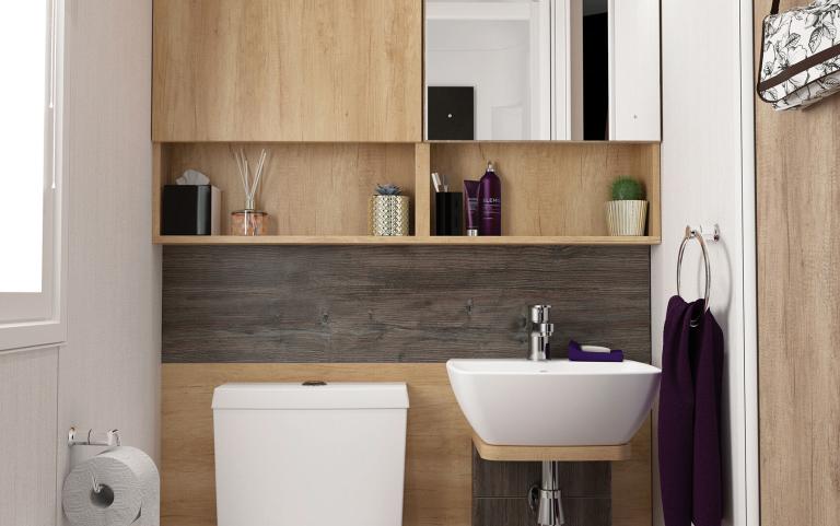 Washroom area of a Holiday Home