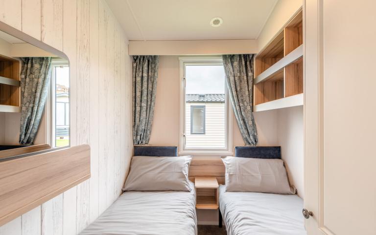 Twin Bedroom Area of a Holiday Home