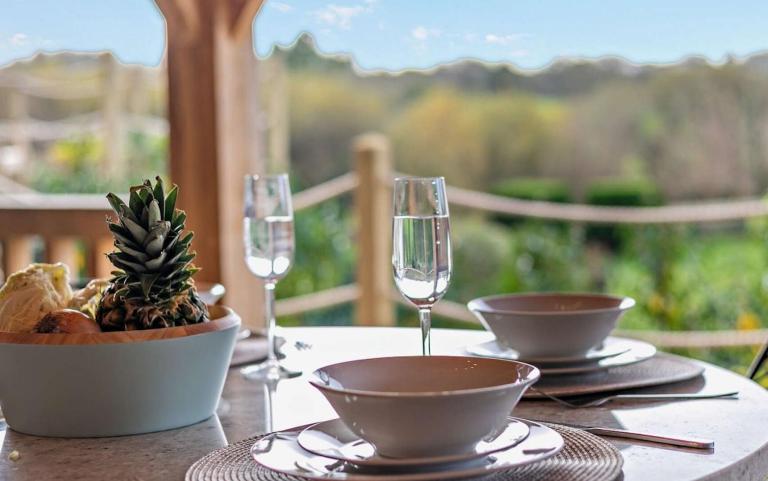 Outdoor Dining Area of a Holiday Home