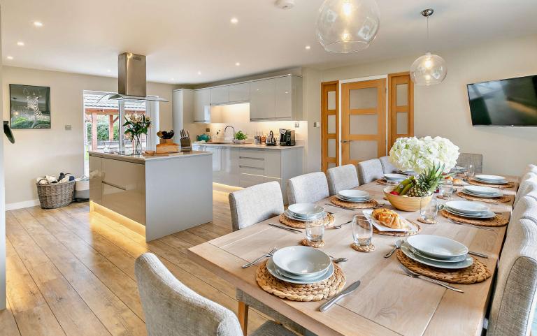 Luxury Kitchen & Dining area in a Holiday Home