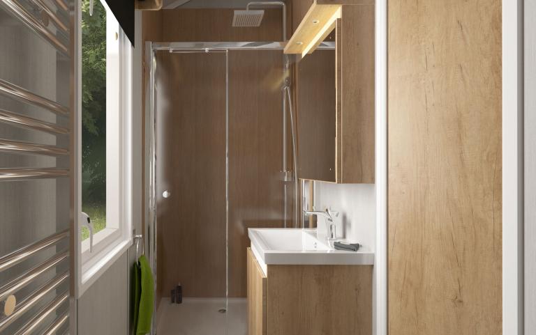 Shower Room Area of a Pod Style Holiday Home