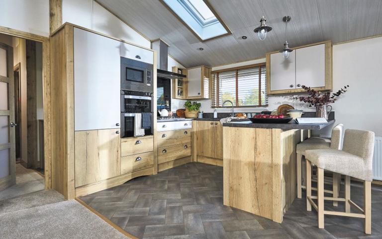 Kitchen & Dining Area in a Luxury Lodge