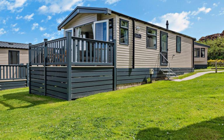 Outdoor view of a Caravan Holiday Home