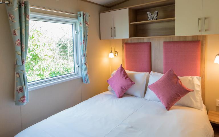 Master Bedroom in a Caravan Holiday Home