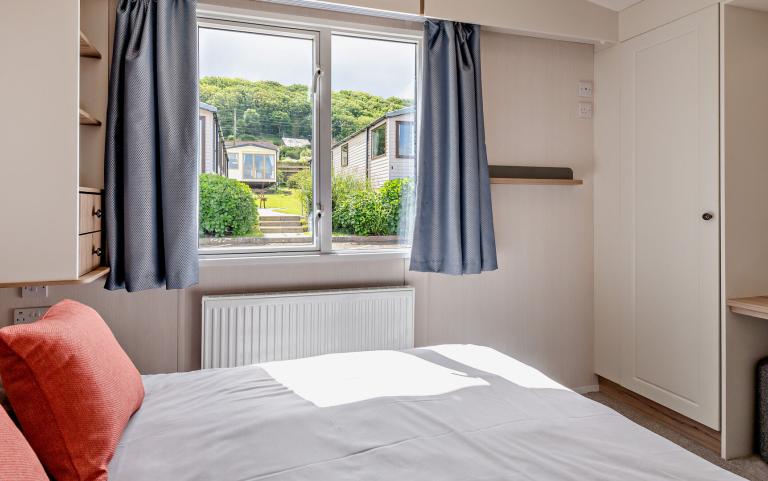 Master Bedroom Area in a Caravan Holiday Home