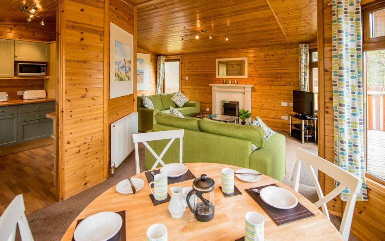 Lounge & Dining Area in a Lodge