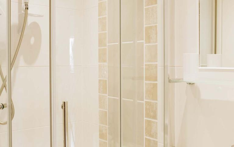 Shower area of a Holiday Home