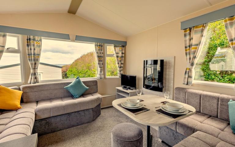 Lounge area of a Holiday Home