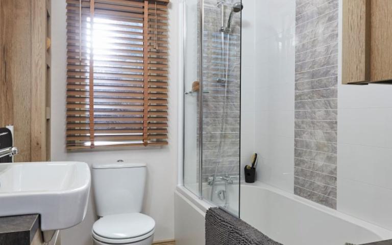 Bathroom area of a Luxury Lodge