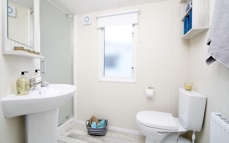 Bathroom area of a Holiday Home