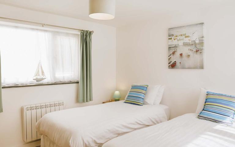 Twin Bedroom area of a Holiday Home