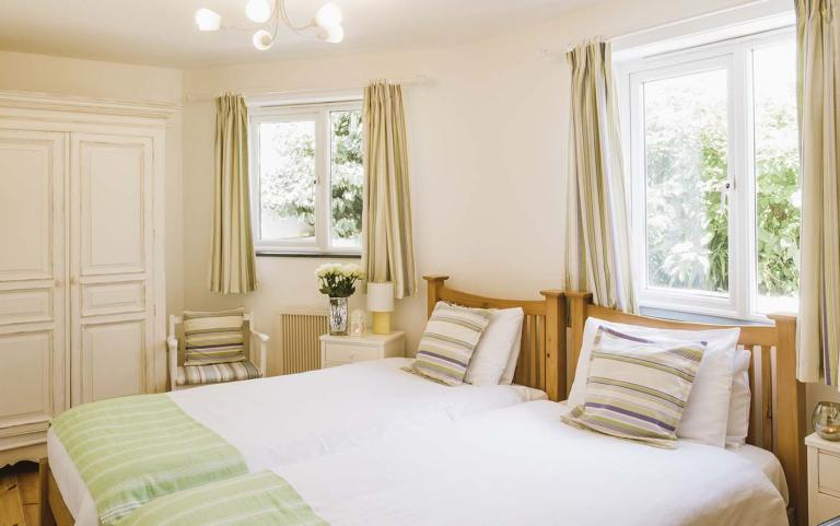 Twin Bedroom Area of a Holiday Home