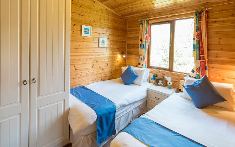 Twin Bedroom in a Lodge Holiday Home