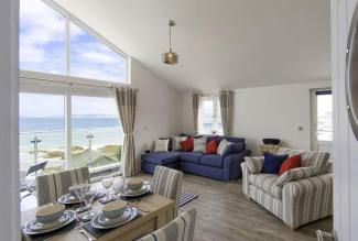 Living area of a Apartment with Sea views