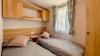 Twin Bedroom Area of a Caravan Holiday Home